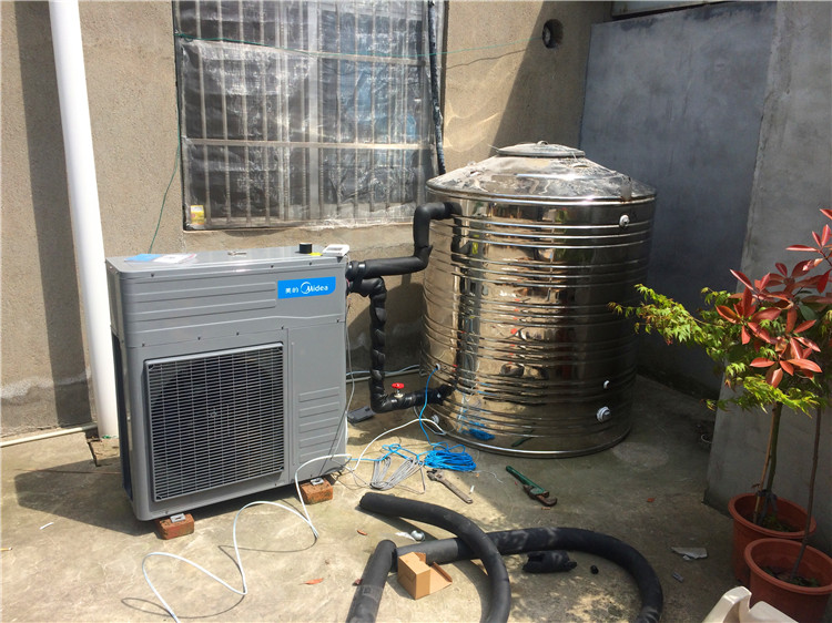 丹陽皇塘皇家美容養生會所美的空氣能熱水